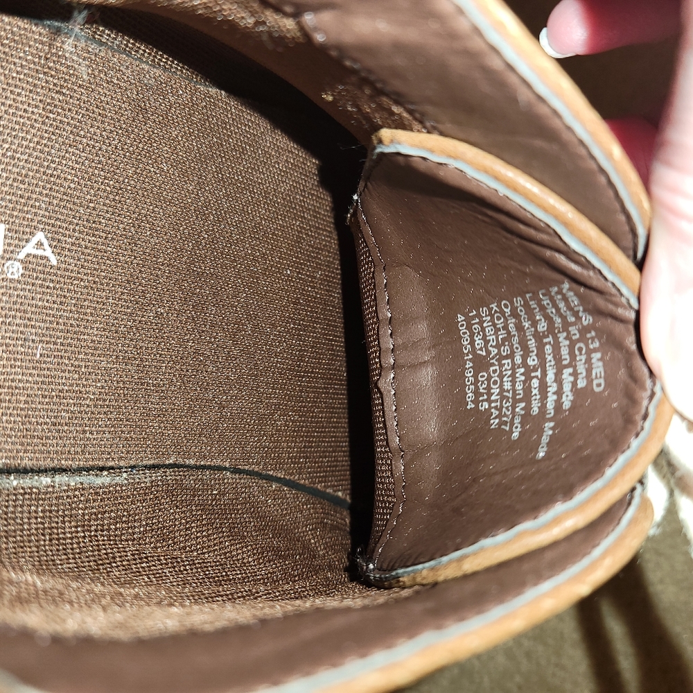 Sonoma Dress Boots 13M Braydon Tan Chukka Brown - Picture 9 of 12